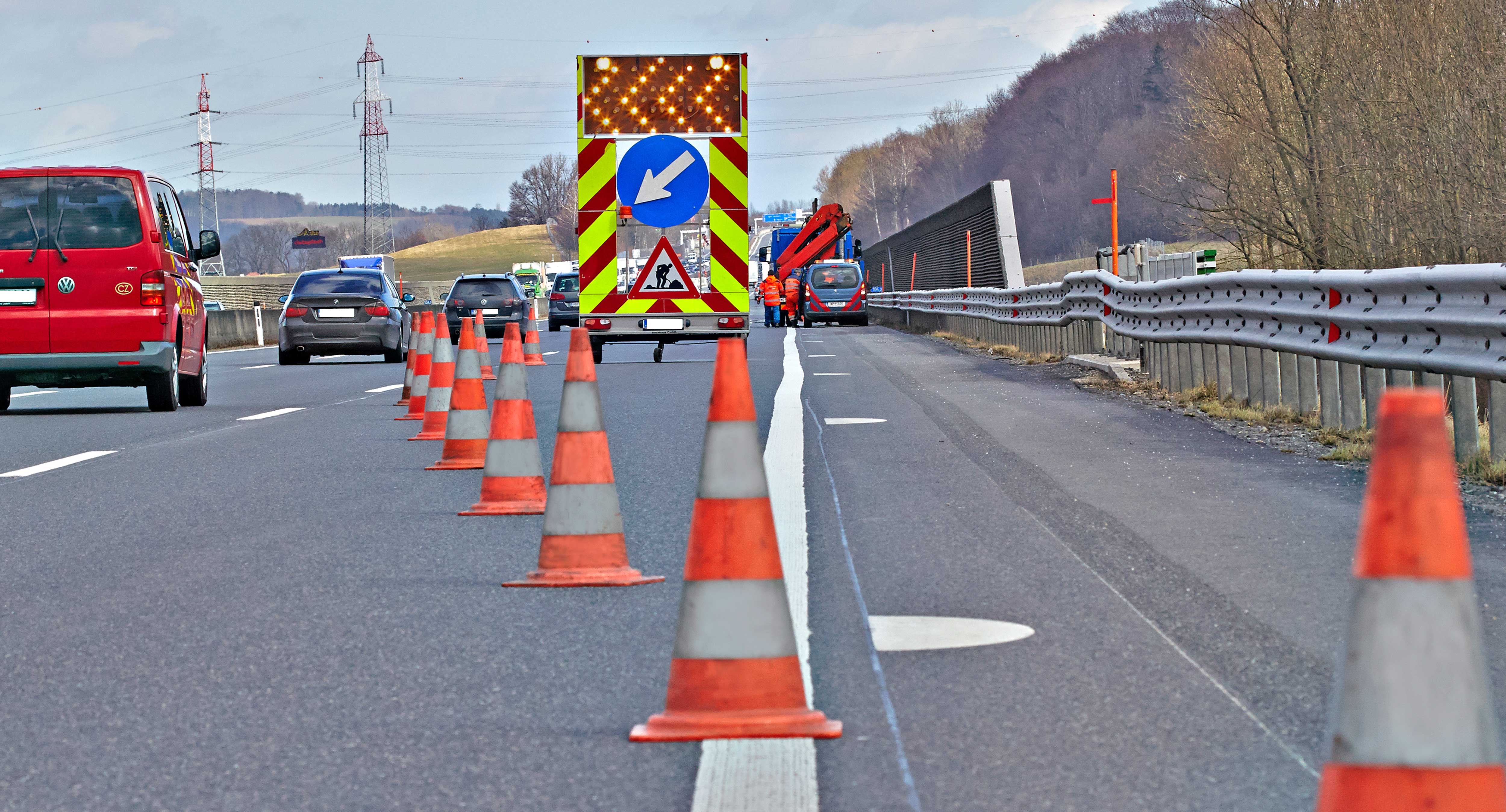 Absichern von Verkehrsflächen